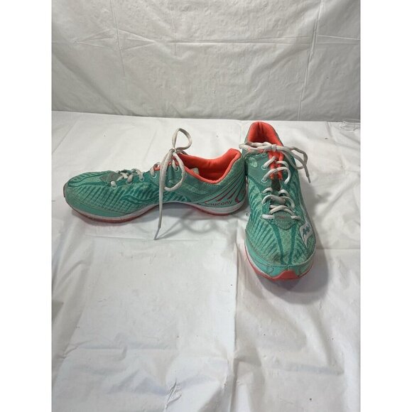Saucony Kilkenny XC5 SPI Track Cleats Women's Size 9.5 Aqua Coral - Picture 13 of 16